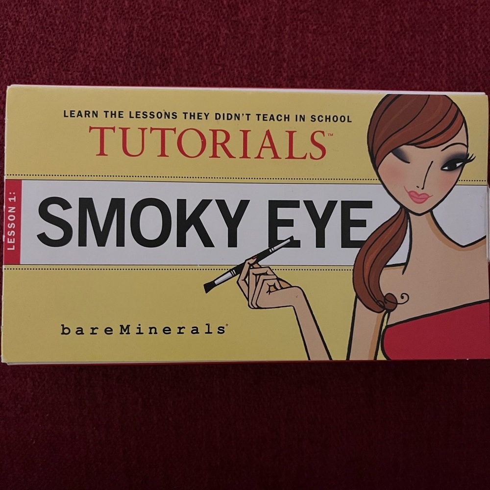 Bare minerals/Bare Escentuals smoky eye tutorials lesson 1 NIB